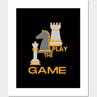 Play the Chess Game Again Posters and Art